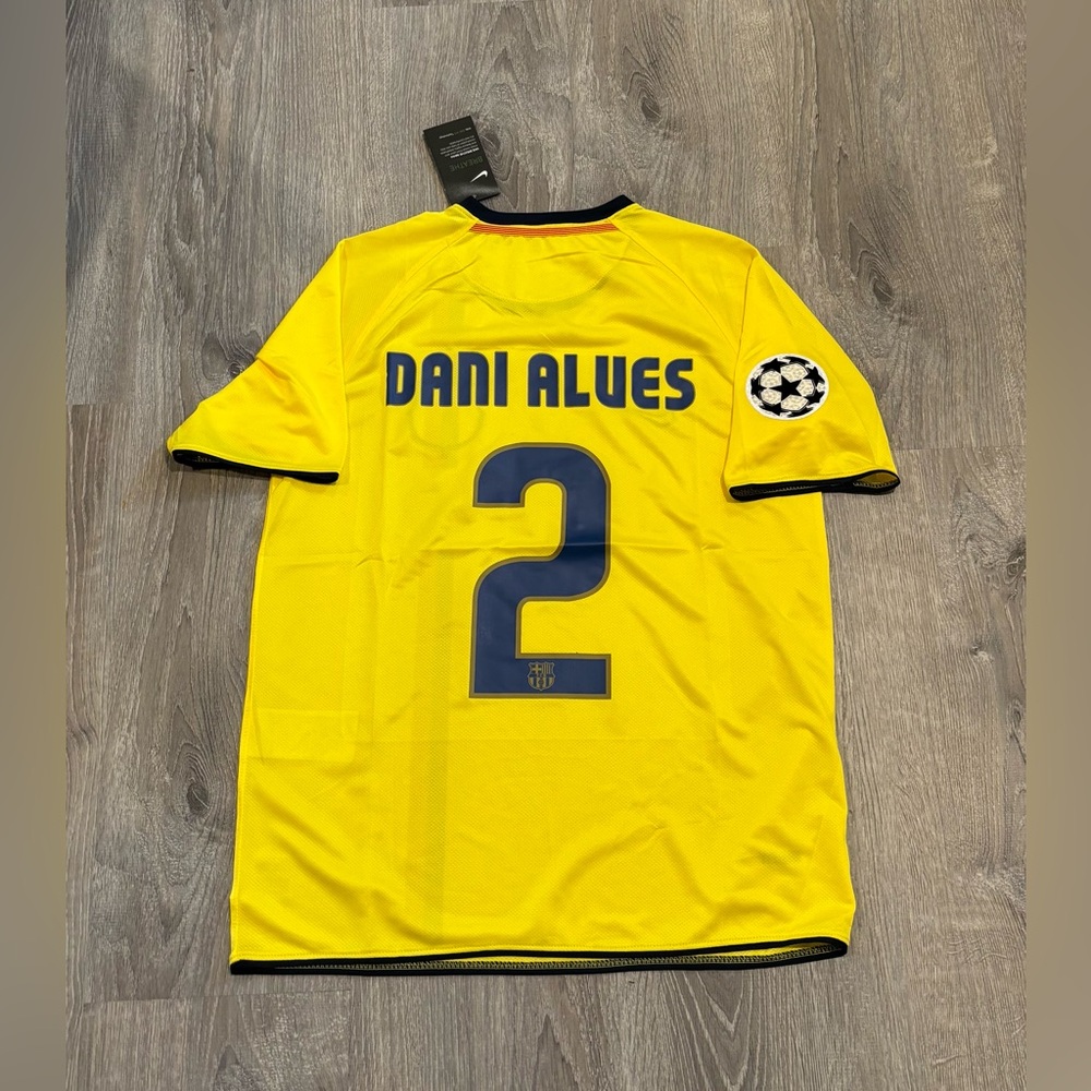 Dani Alves FC Barcelona Away Jersey 08/09